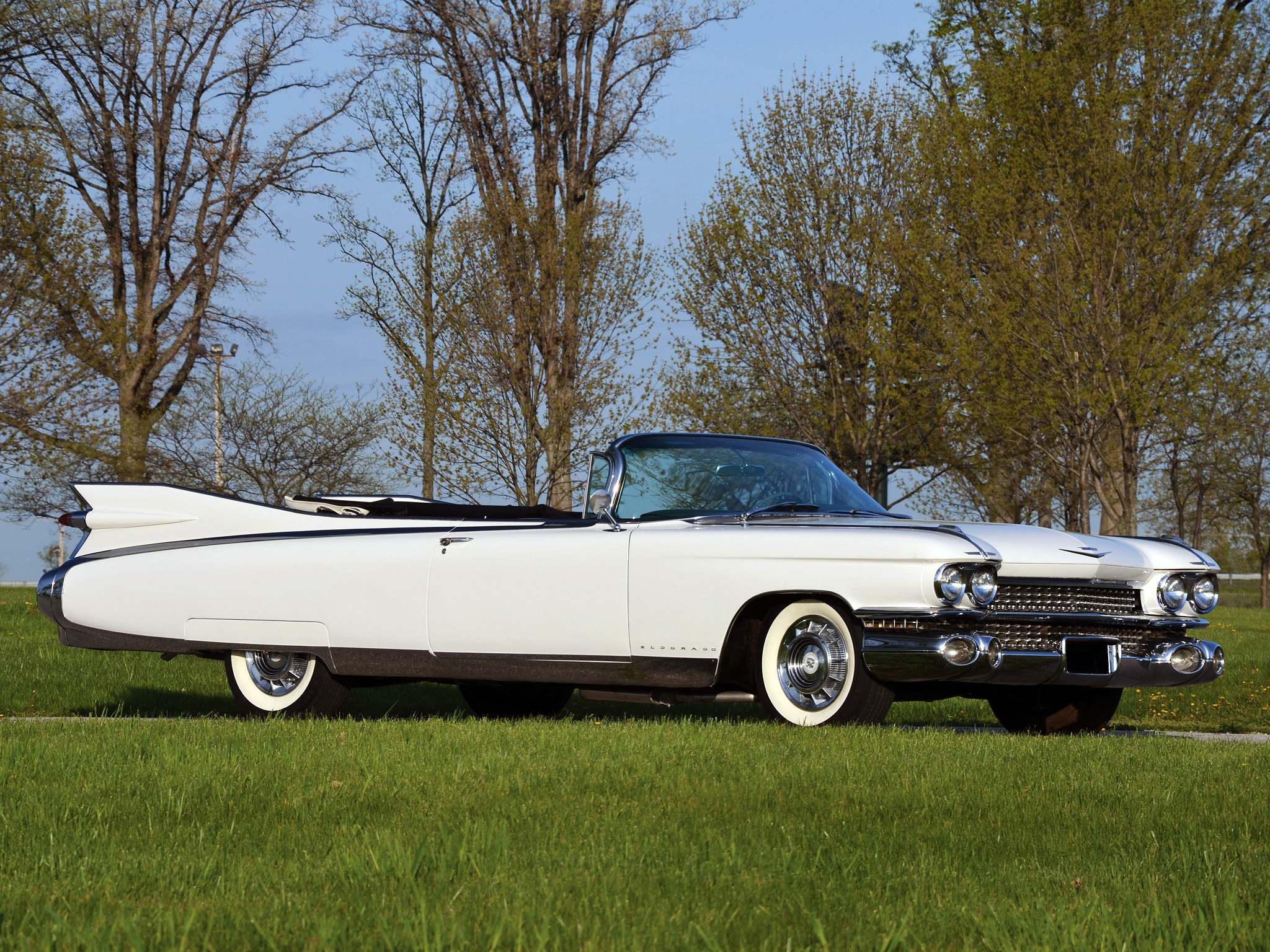 1959, Cadillac, Eldorado, Biarritz, Luxury, Classic, Convertible Wallpaper