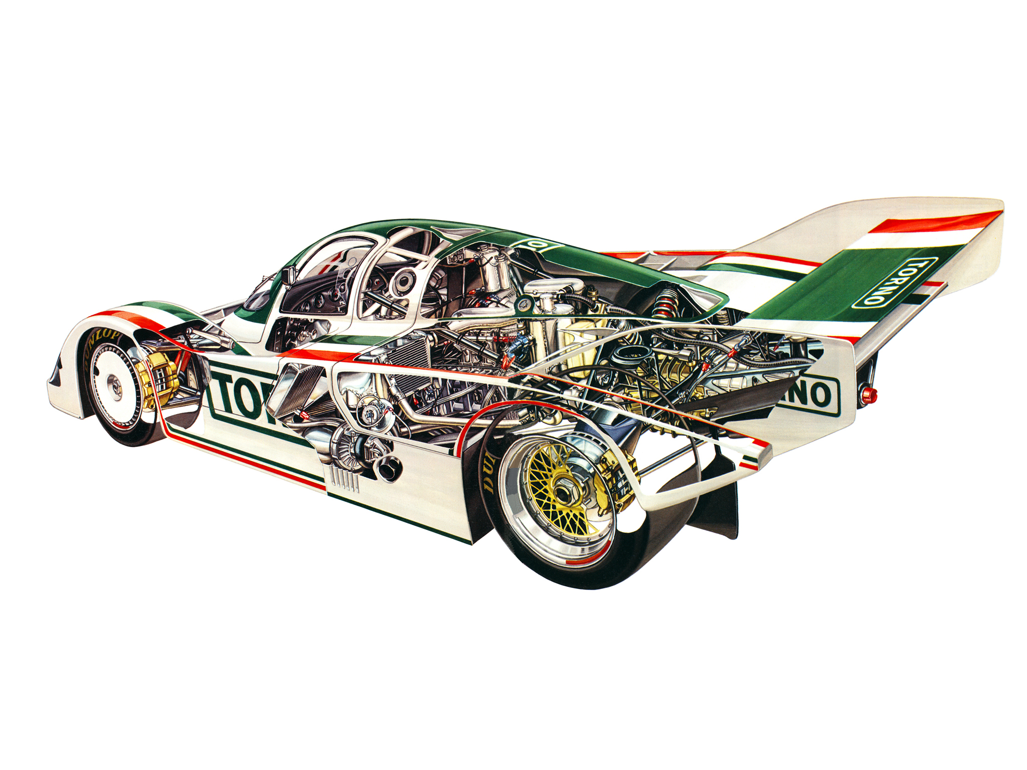 1984, Porsche, 962c, Race, Racing, Classic, Interior, Engine, Engines Wallpaper