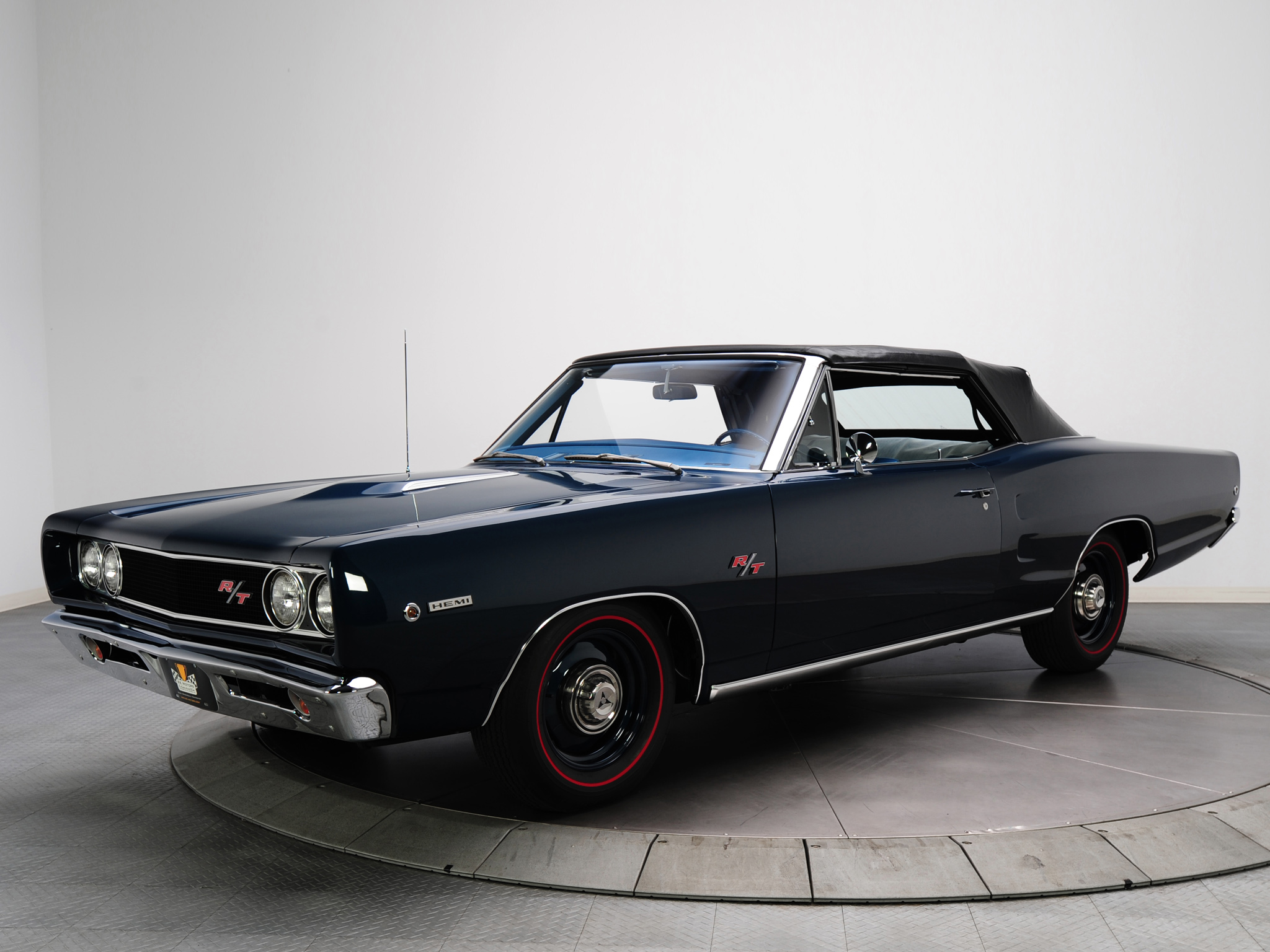 1968, Dodge, Coronet, R t, Hemi, Convertible, Ws27, Muscle, Classic Wallpaper