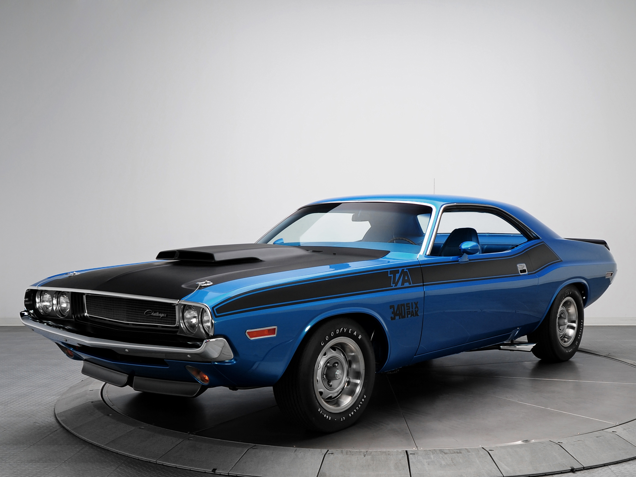 1970, Dodge, Challenger, T a, 340, Six, Pack, Muscle, Classic Wallpaper