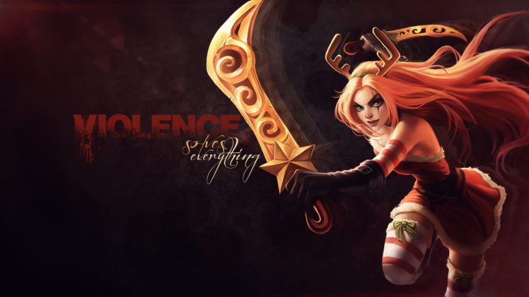 league, Of, Legends, Katarina HD Wallpaper Desktop Background