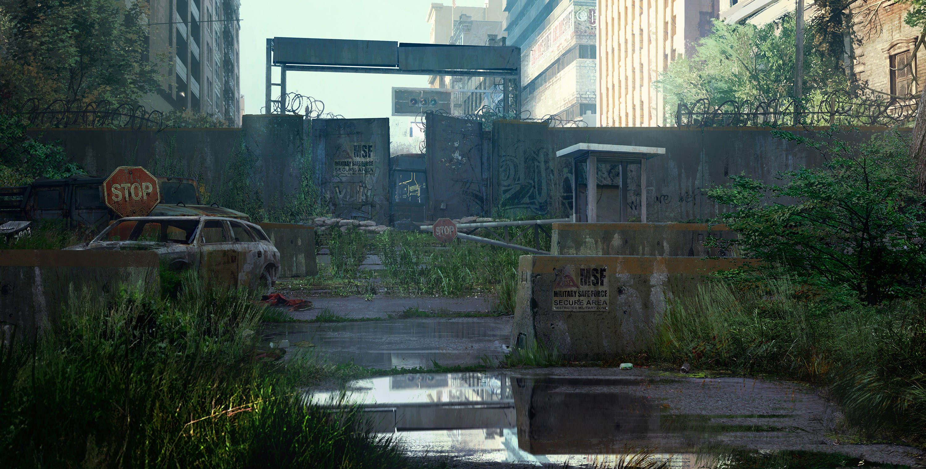 the, Last, Of, Us, Overgrowth, Apocalyptic Wallpaper