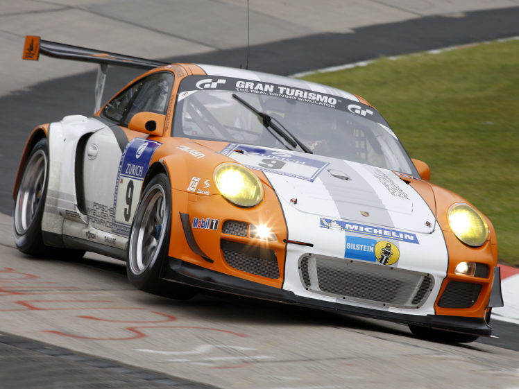 2010, Porsche, 911, Gt3, R, Hybrid, 997, Race, Racing, Supercar, Supercars HD Wallpaper Desktop Background