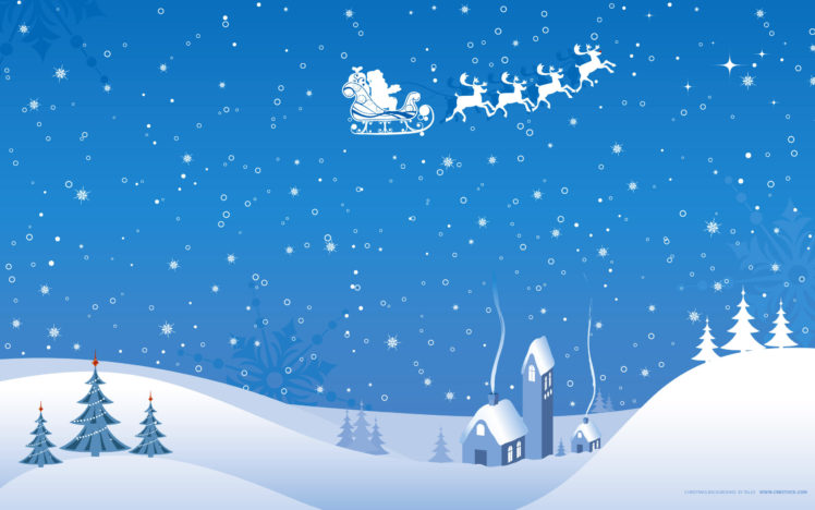 christmas, Snow, Scene Wallpapers HD / Desktop and Mobile Backgrounds