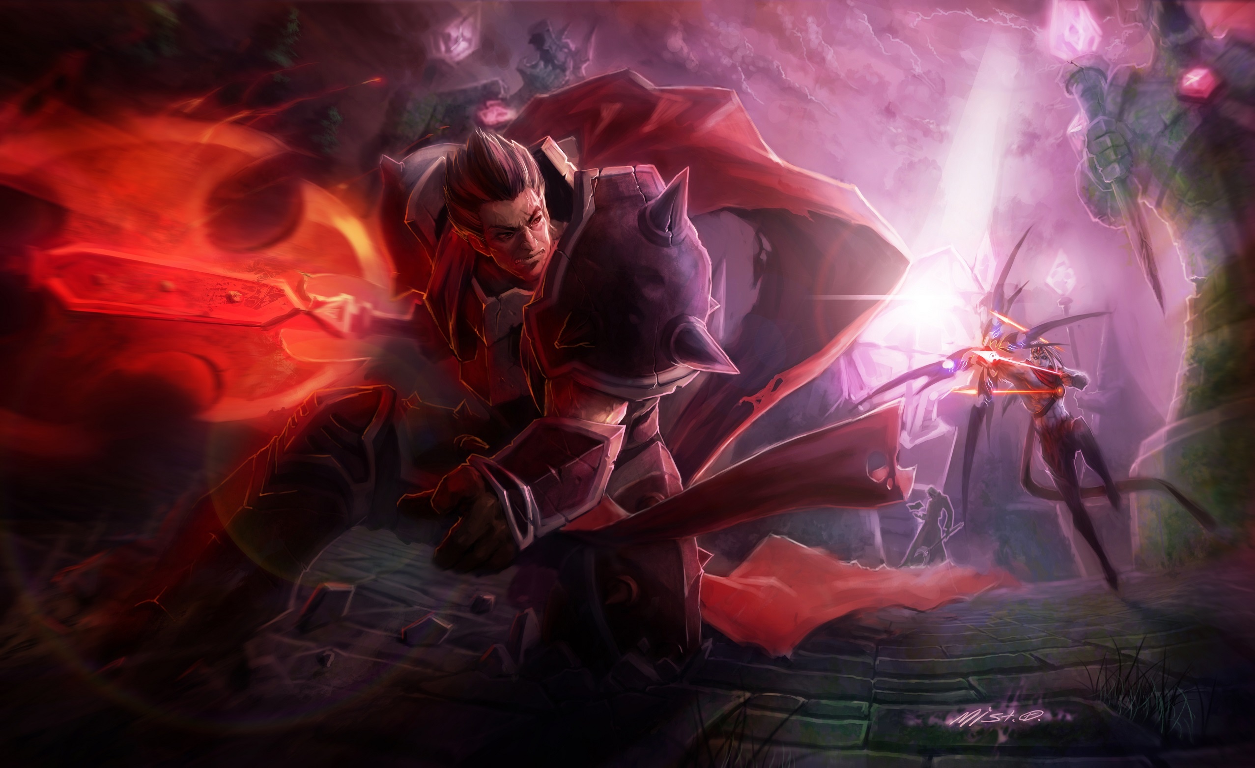 league, Of, Legends, Varus, Fantasy, Magic, Warrior Wallpaper