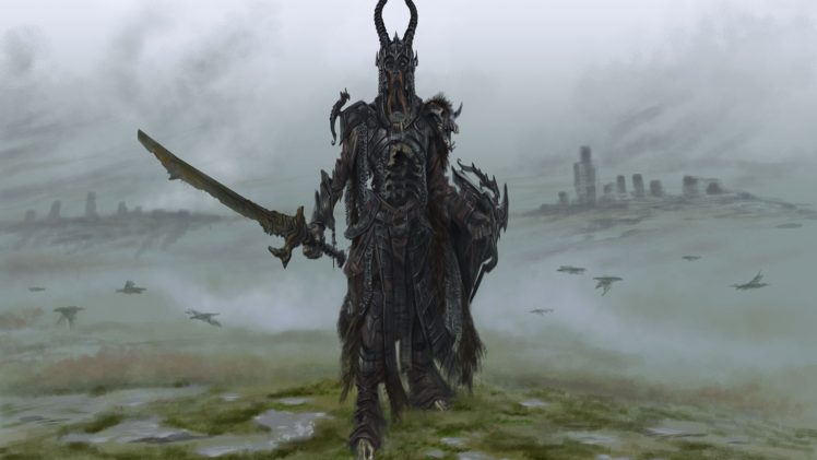 skyrim, Elder, Scrolls, Sword, Warrior, Fantasy HD Wallpaper Desktop Background