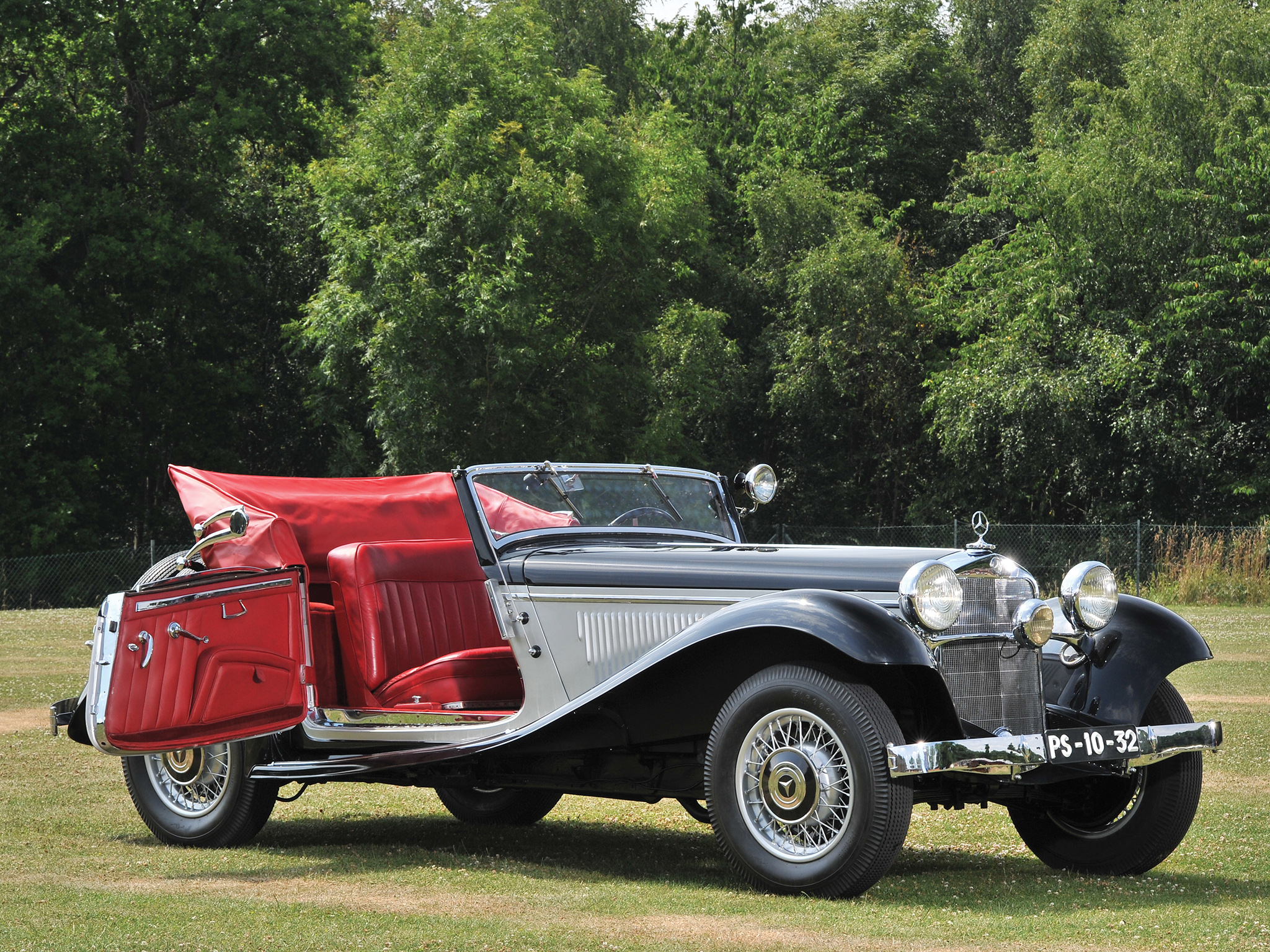 1933, Mercedes, Benz, 290, Cabriolet, A, W18, Luxury, Retro, Interior Wallpaper