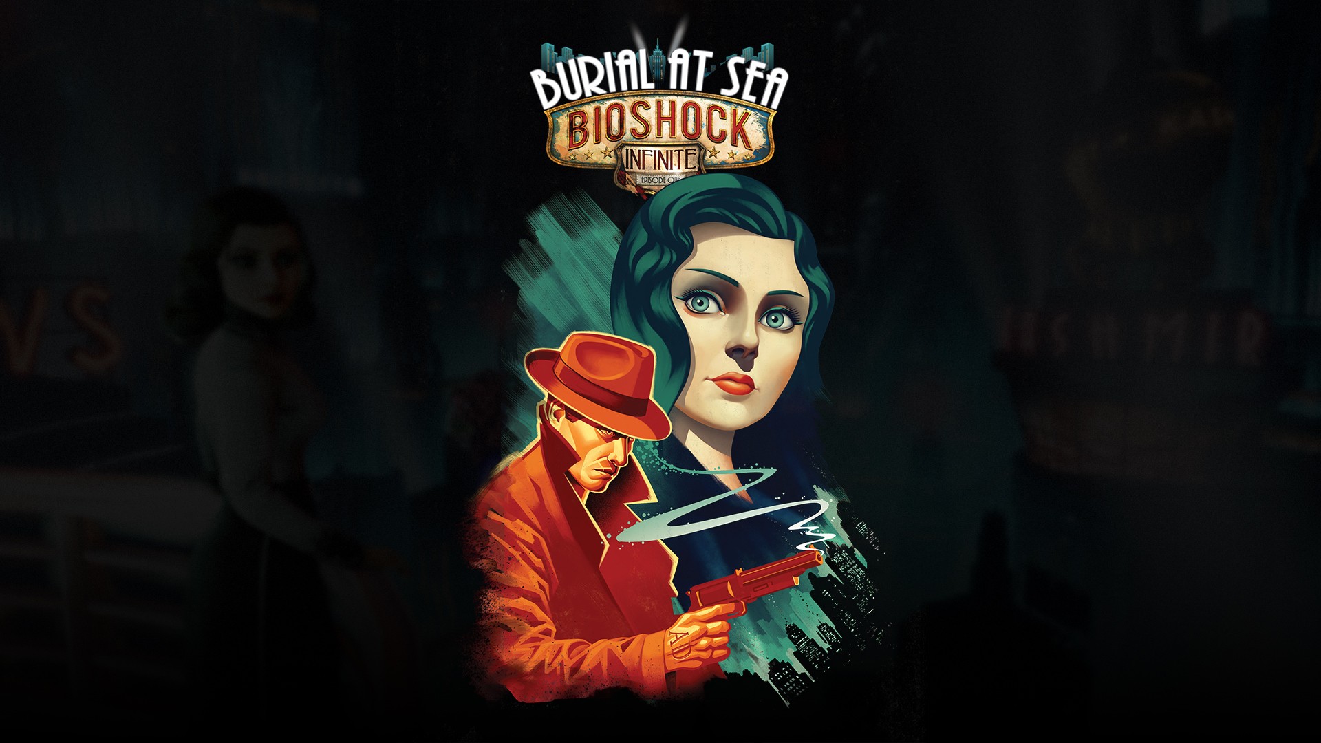 bioshock, Infinite, Elizabeth, Black, Hat, Burial, At, Sea Wallpaper