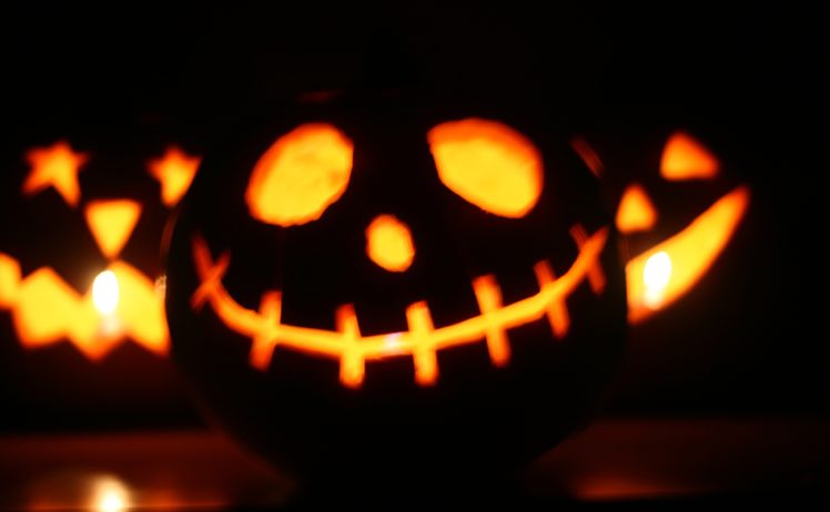 holidays, Halloween, Pumpkin, Smile HD Wallpaper Desktop Background