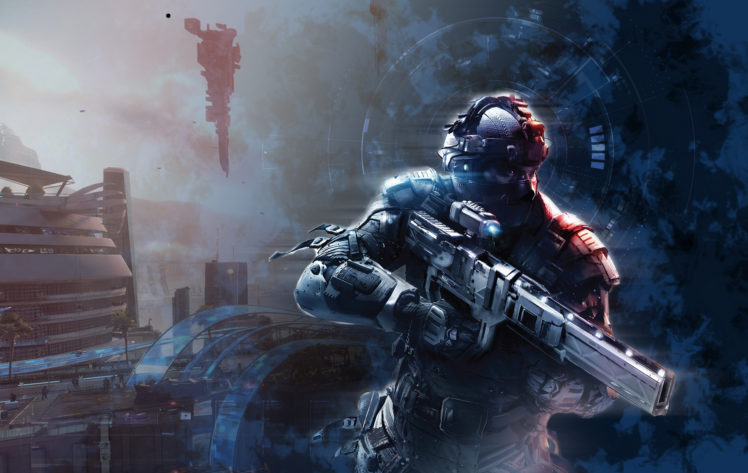killzone, Warriors, Rifles, Armor, Games, Warrior, Weapon, Gun, Armor, Sci fi, Futuristic HD Wallpaper Desktop Background