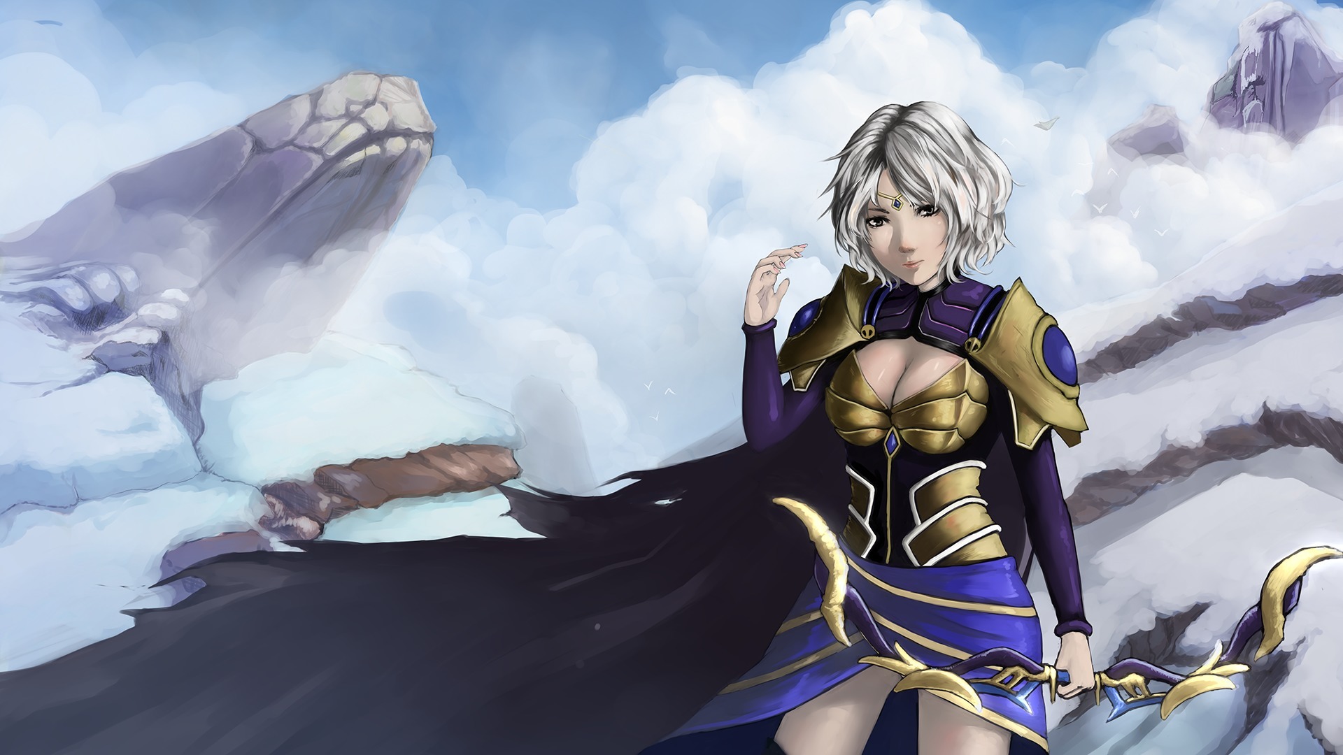 league, Of, Legends, Archers, Warriors, Games, Girls, Warrior, Fantasy Wallpaper