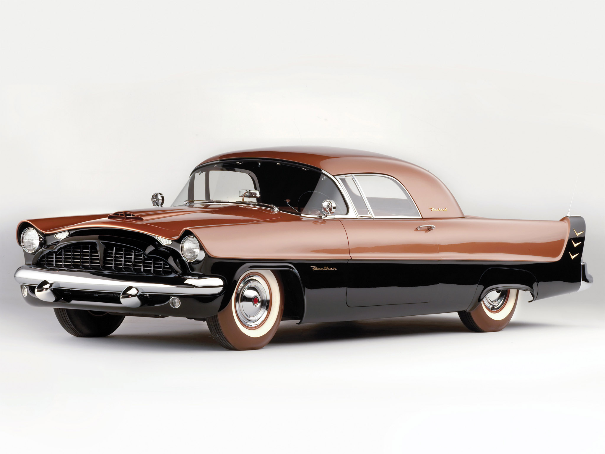 1952, Packard, Panther, Daytona, Roadster, Concept, Retro Wallpaper