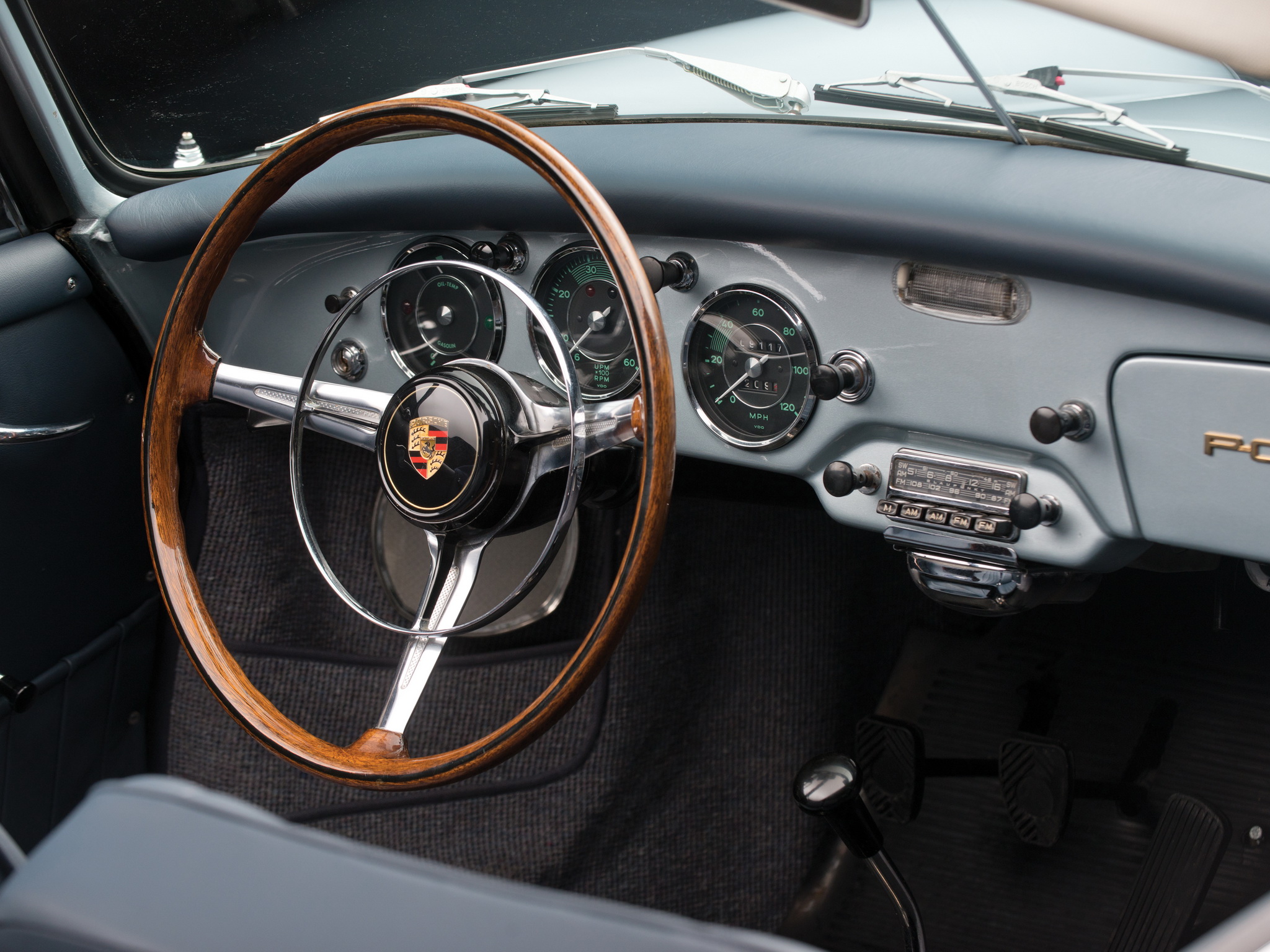1960, Porsche, 356b, 1600, Cabriolet, Reutter, T 5, Classic, Interior Wallpaper