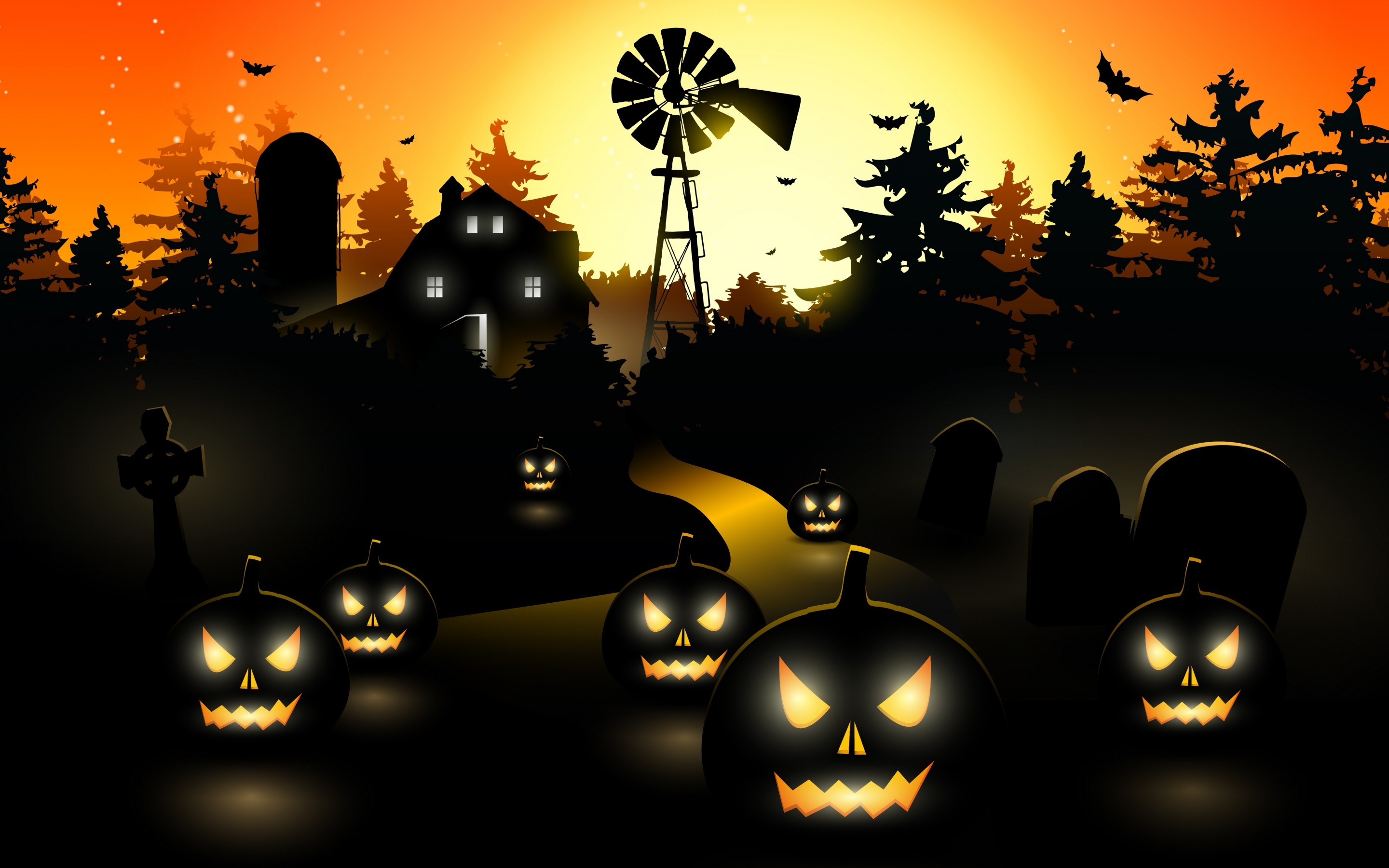 holiday, Halloween, Scary Wallpaper