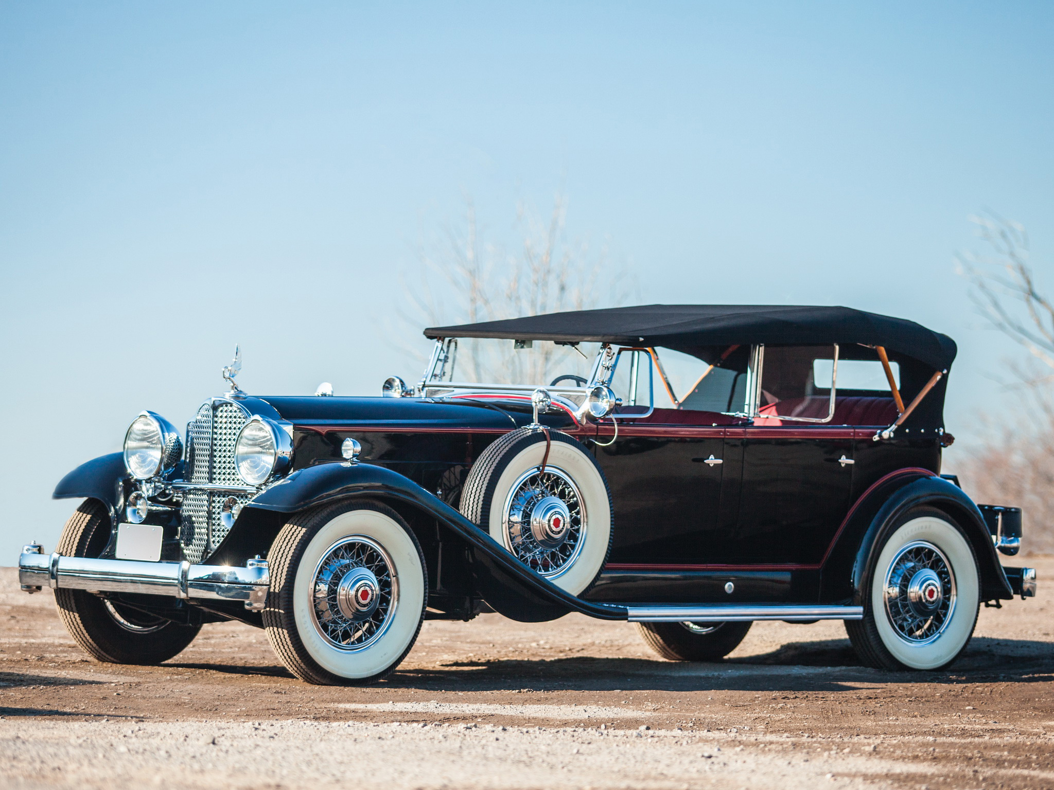 1932, Packard, Deluxe, Eight, Sport, Phaeton, 903 531, Luxury, Retro Wallpaper
