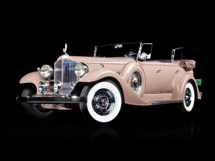 1933, Packard, Super, Eight, Sport, Phaeton, Dietrich, 1004 661, Luxury, Retro HD Wallpaper Desktop Background