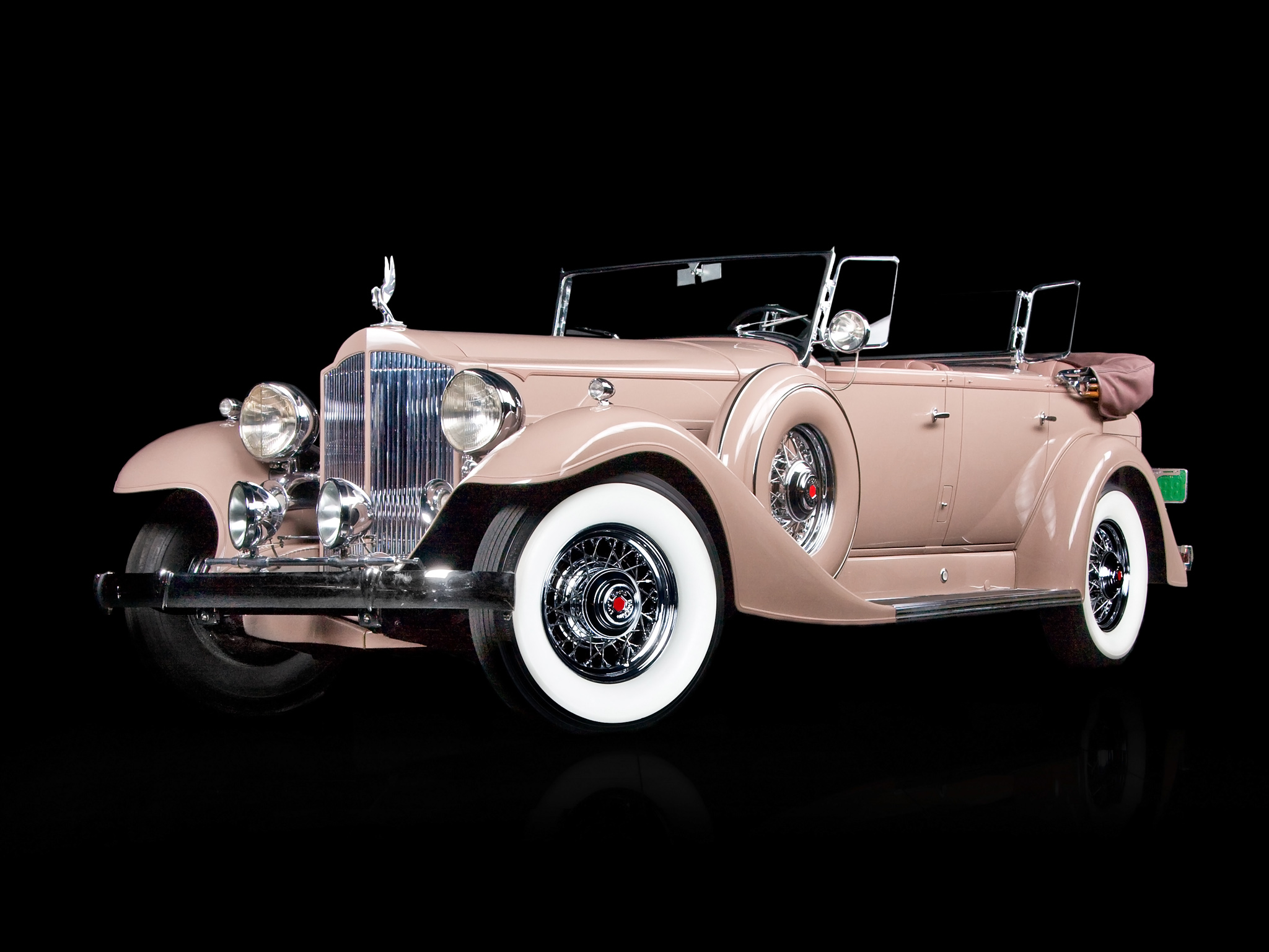 1933, Packard, Super, Eight, Sport, Phaeton, Dietrich, 1004 661, Luxury, Retro Wallpaper