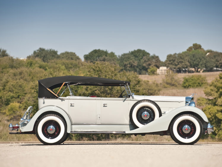 1934, Packard, Eight, Dual, Cowl, Sport, Phaeton, 1101, Luxury, Retro HD Wallpaper Desktop Background