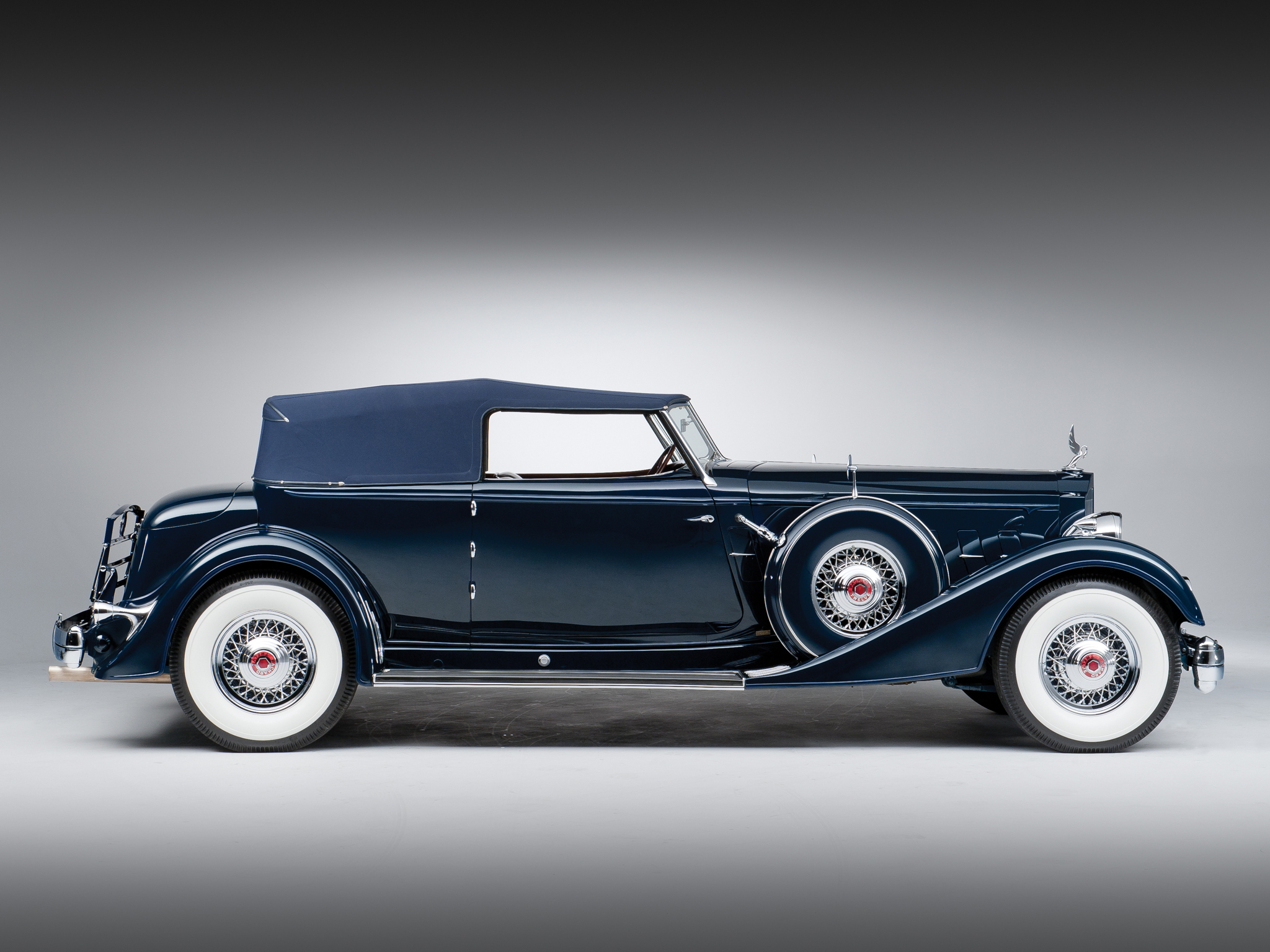 1934, Packard, Twelve, Convertible, Victoria, Dietrich, Luxury, Retro ...