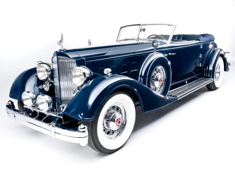 1934, Packard, Twelve, Convertible, Victoria, Dietrich, Luxury, Retro, Fg HD Wallpaper Desktop Background