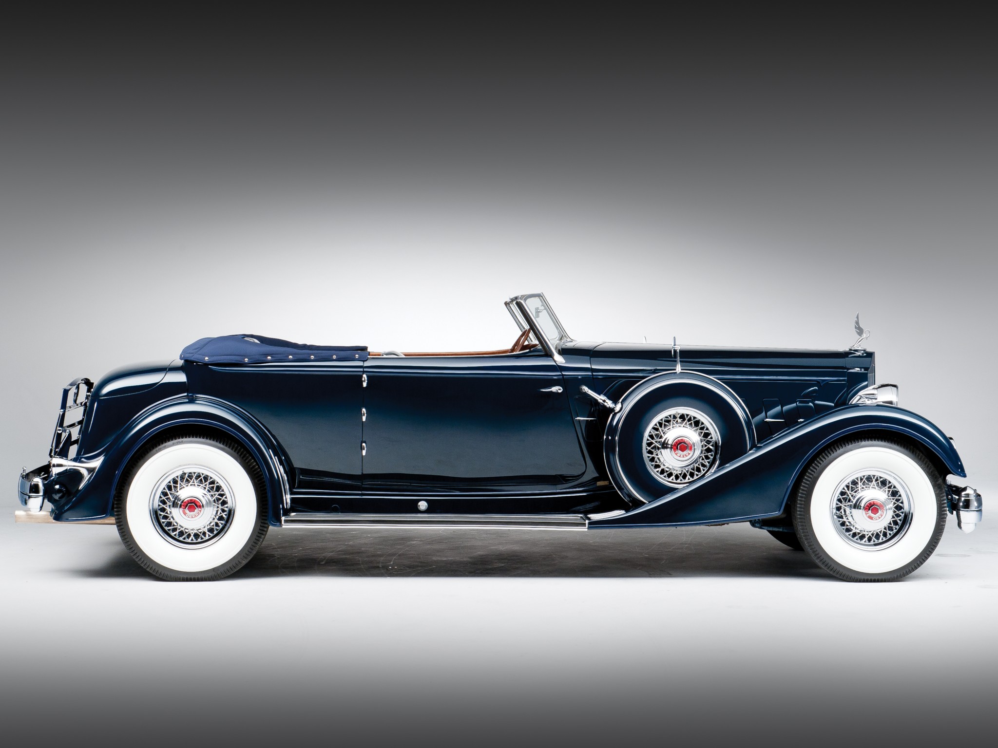 1934, Packard, Twelve, Convertible, Victoria, Dietrich, Luxury, Retro Wallpaper