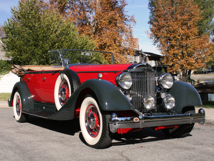 1934, Packard, Twelve, Phaeton, 1107 731, Luxury, Retro HD Wallpaper Desktop Background