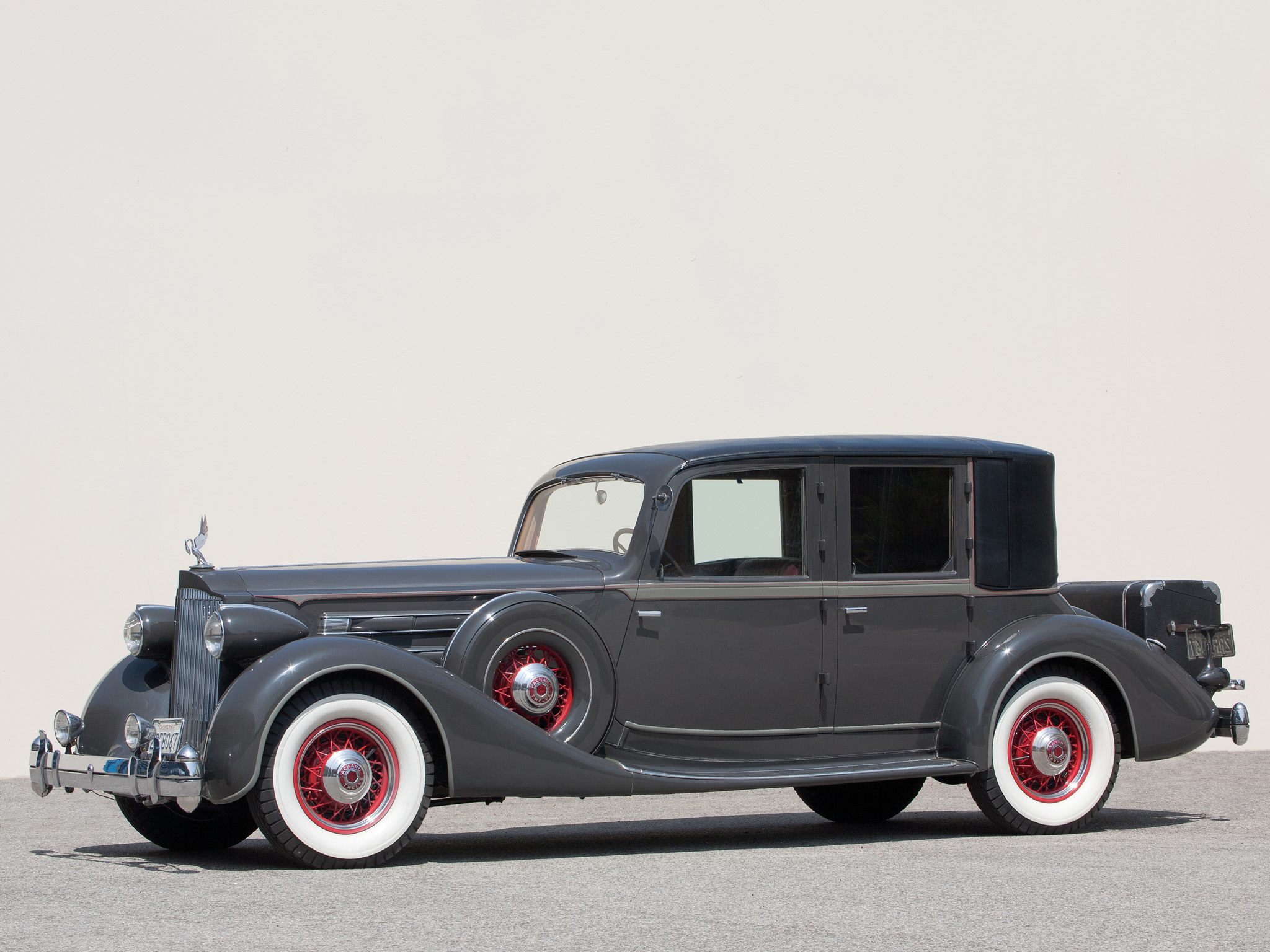 1935, Packard, Twelve, Close, Coupled, Limousine, Luxury, Retro, Fs Wallpaper