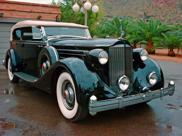 1935, Packard, Twelve, Dual, Cowl, Sport, Phaeton, Dietrich, 1207 821, Luxury, Retro HD Wallpaper Desktop Background