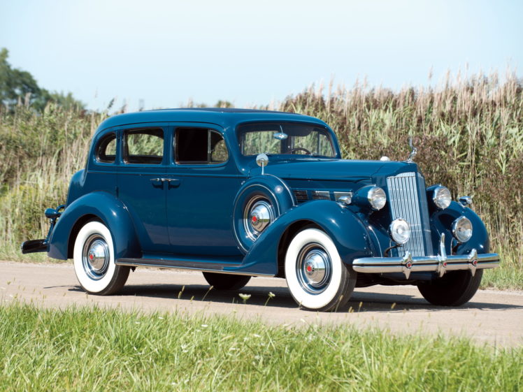 1937, Packard, 120, Deluxe, Touring, Sedan, 120 cd, 1092cd, Luxury, Retro HD Wallpaper Desktop Background