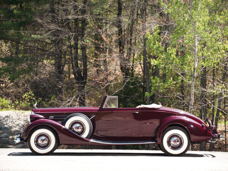 1937, Packard, Twelve, Convertible, Victoria, 1507 1027, Luxury, Retro HD Wallpaper Desktop Background