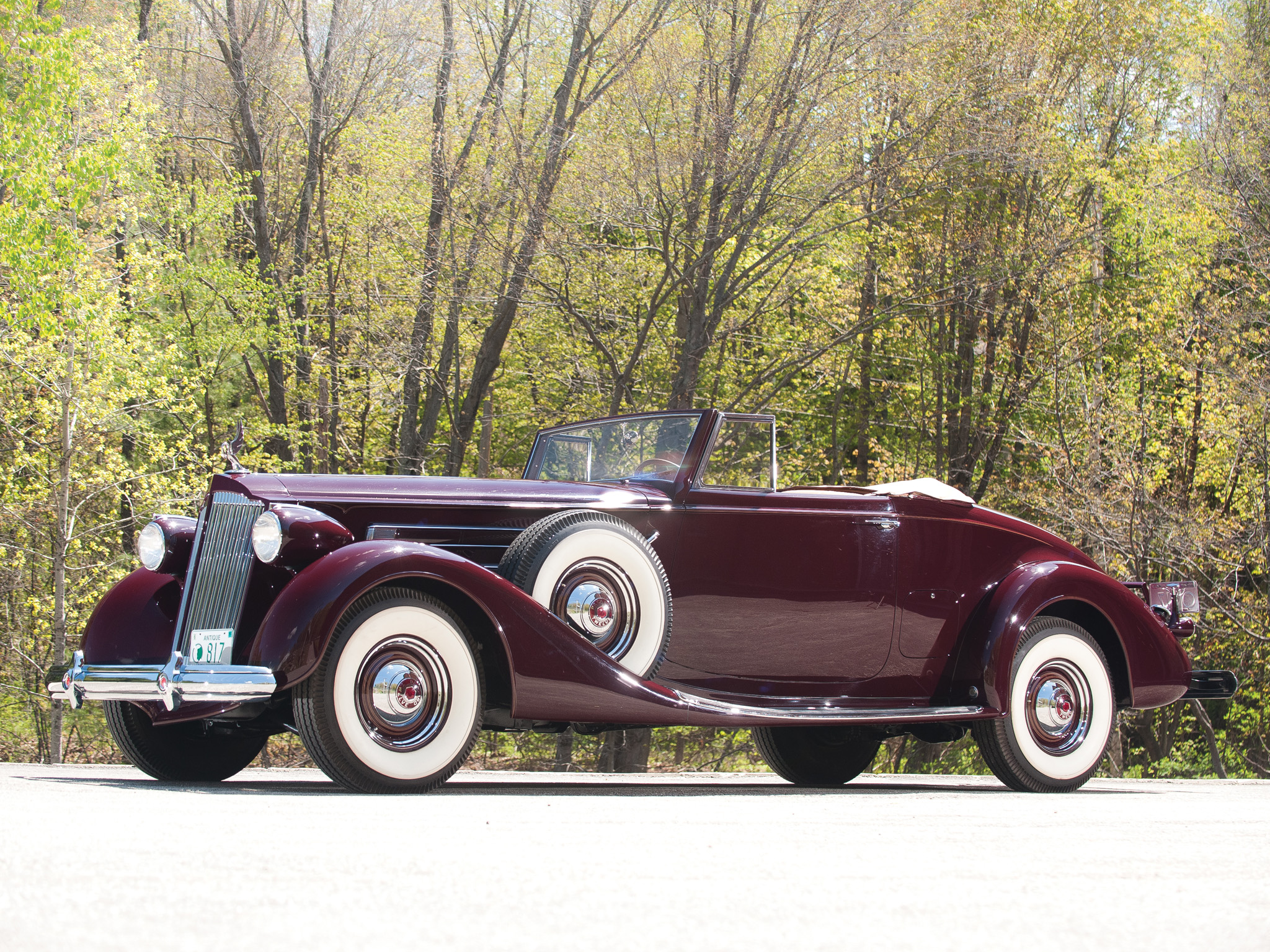 1937, Packard, Twelve, Convertible, Victoria, 1507 1027, Luxury, Retro, Gh Wallpaper