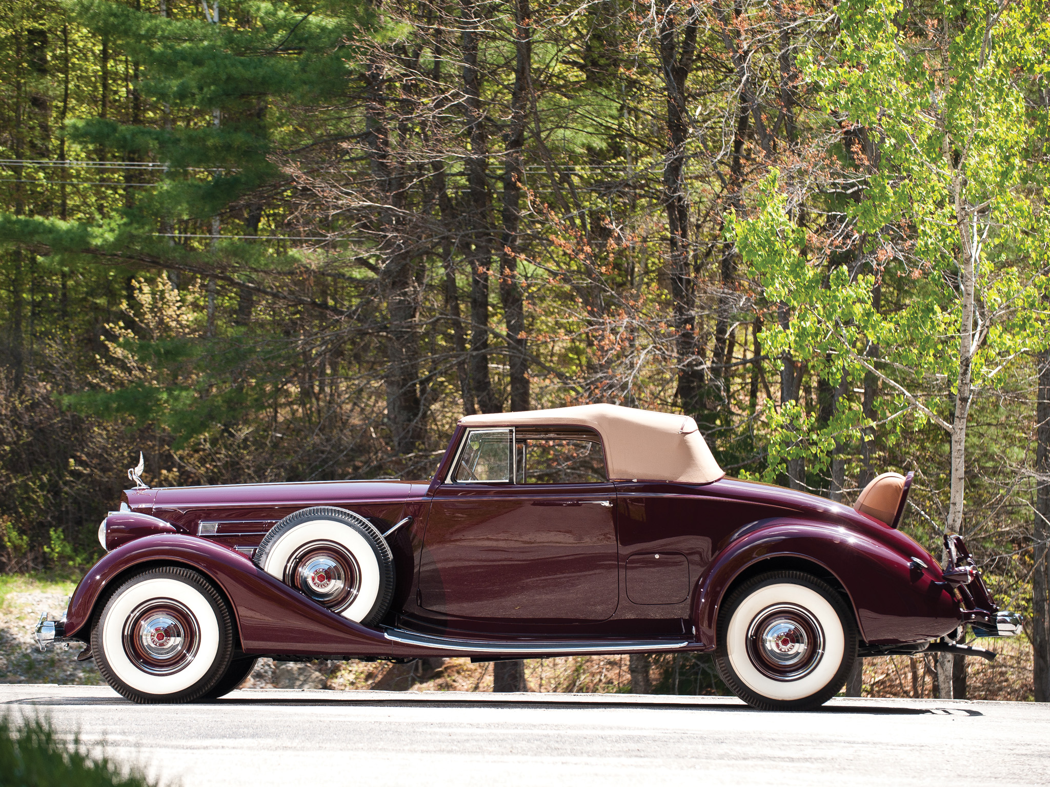 1937, Packard, Twelve, Convertible, Victoria, 1507 1027, Luxury, Retro Wallpaper