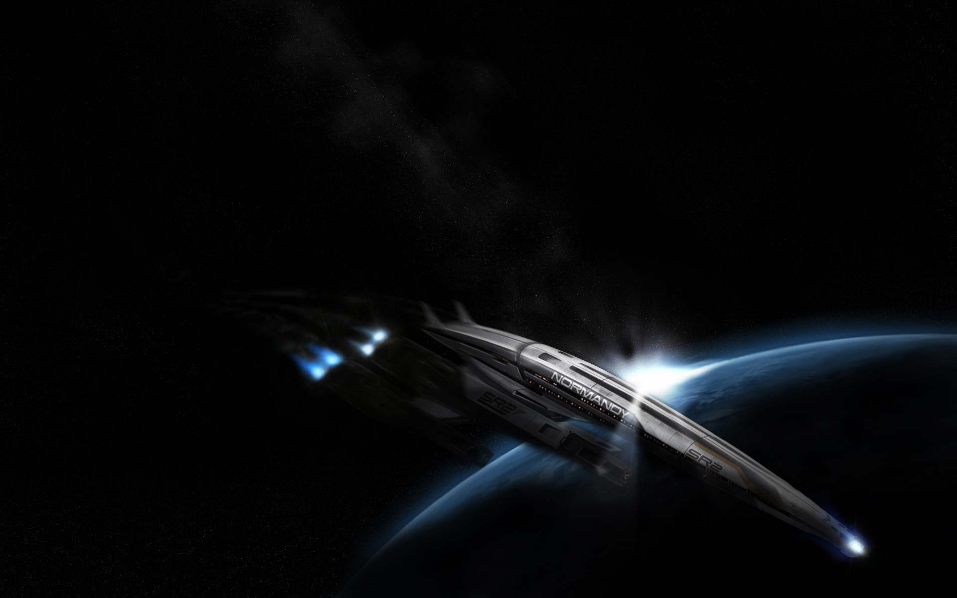 mass, Effect, Spaceships, Vehicles, Mass, Effect, Normandy, Sr2, Normandy Wallpaper