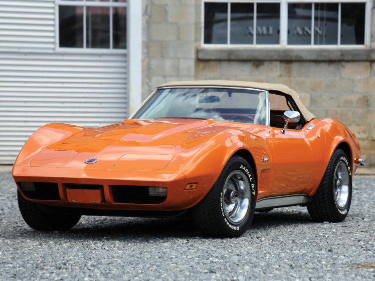 1973, Chevrolet, Corvette, Stingray, Convertible, C 3, Supercar, Muscle, Classic, Gd HD Wallpaper Desktop Background