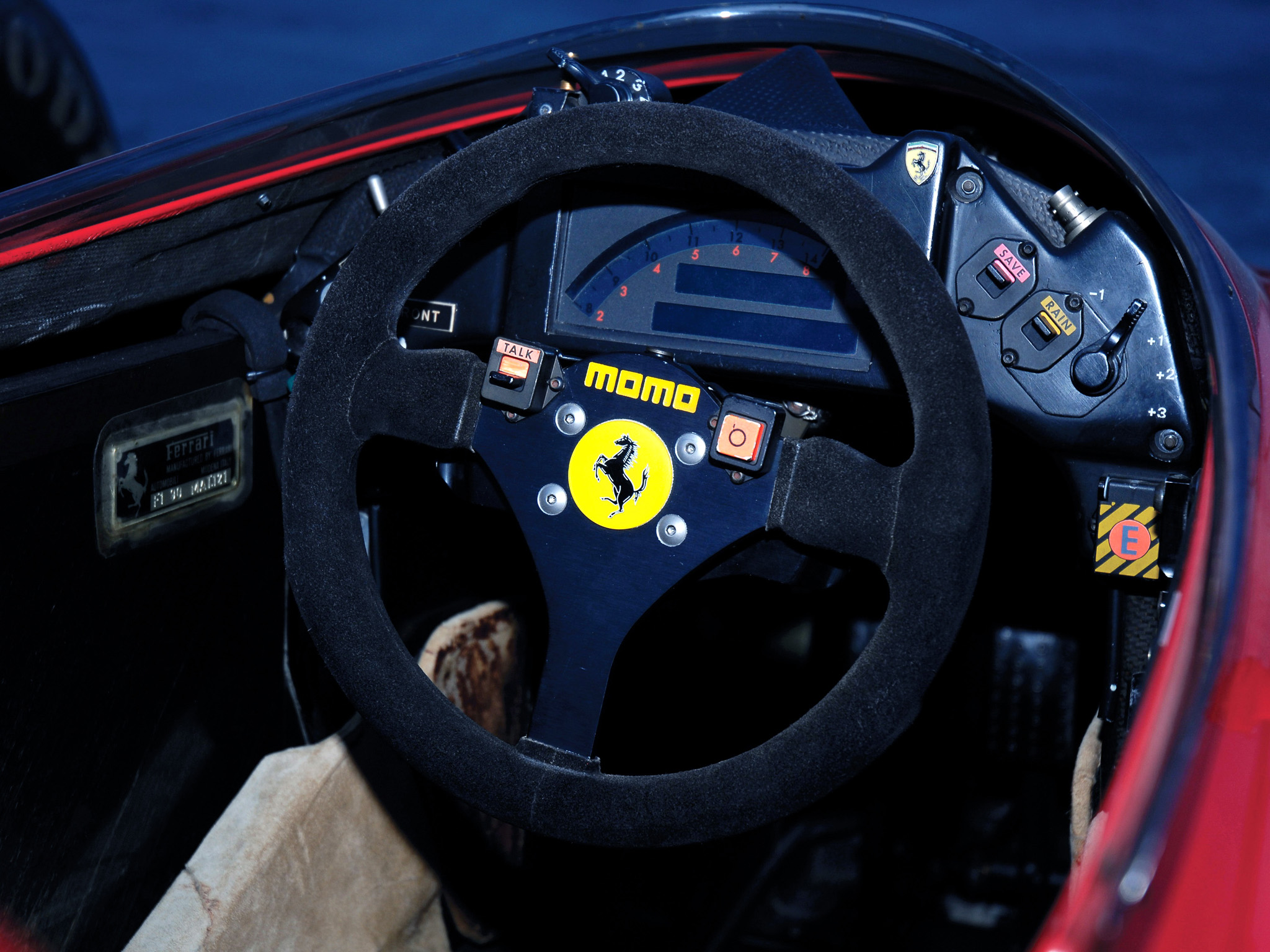 1990, Ferrari, 641, Formula, One, F 1, Race, Racing, Interior Wallpaper