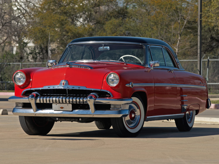 1954, Mercury, Monterey, Hardtop, Coupe, 60b, Retro HD Wallpaper Desktop Background