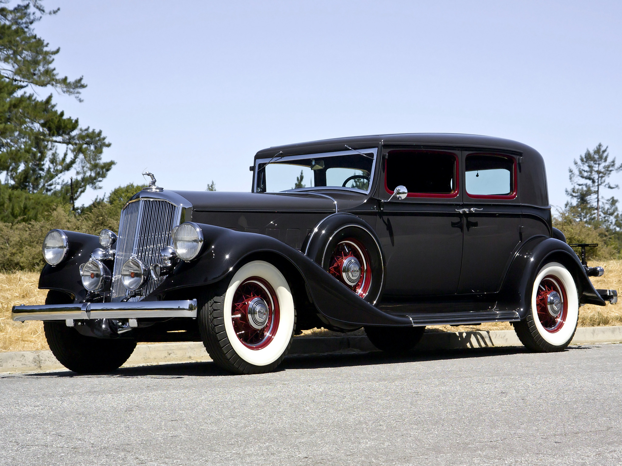 1933, Pierce, Arrow, Twelve, Club, Sedan, Model 1236, Retro, Luxury Wallpaper
