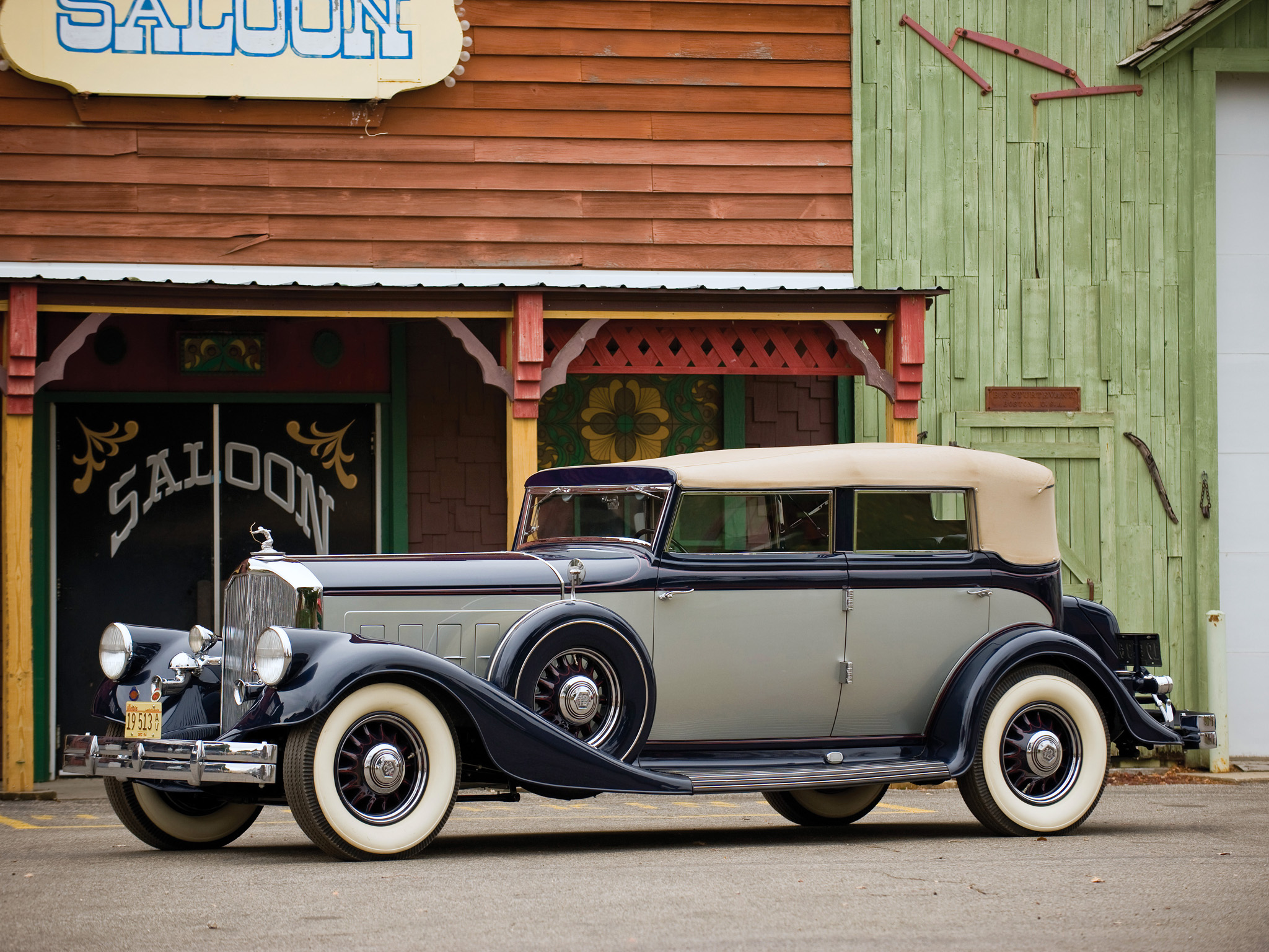1933, Pierce, Arrow, Twelve, Convertible, Sedan, Model 1242, Retro, Luxury Wallpaper