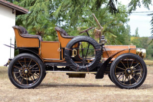 1904, Richard, Brasier, 16 hp, Side entrance, Tonneau, Retro