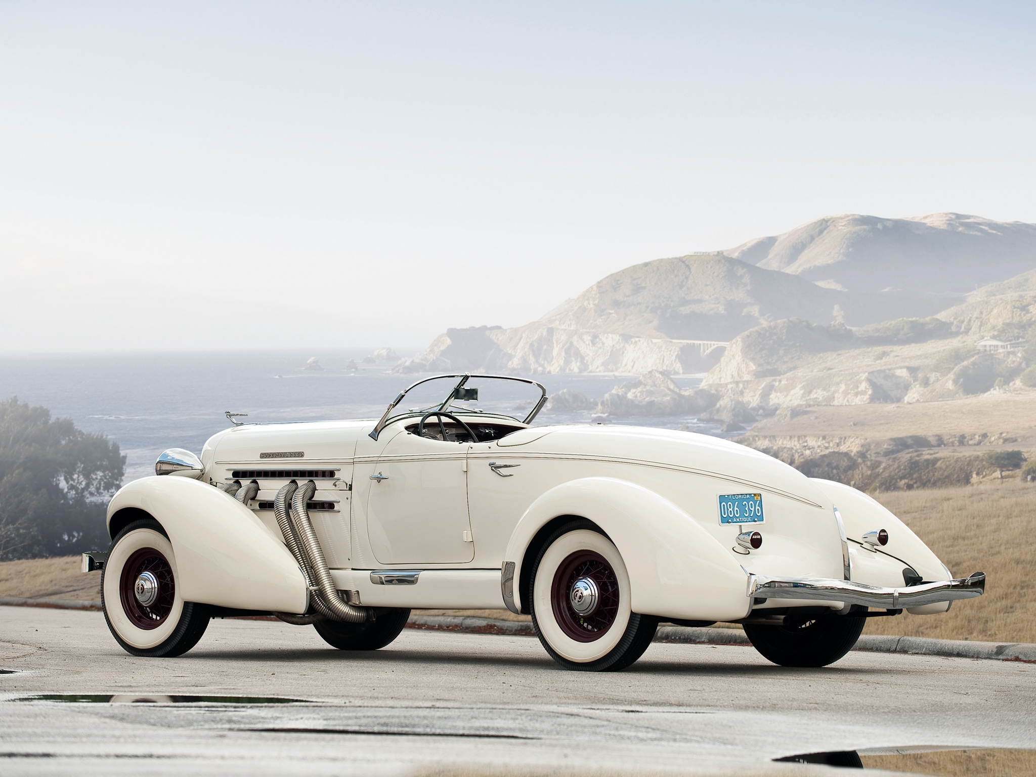 1935, Auburn, 851, S c, Speedster, Retro Wallpaper