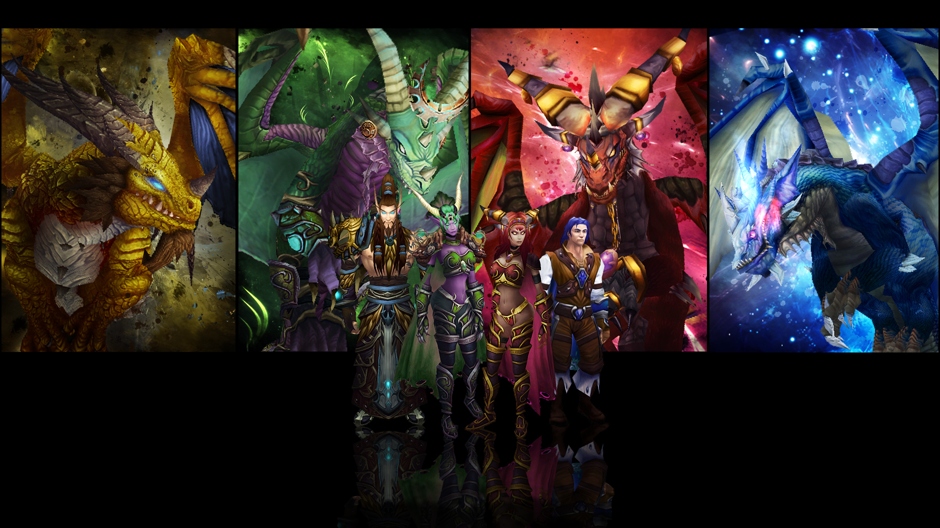 world, Of, Warcraft,  , Wow,  , Dragon, Horns, Games, Fantasy Wallpaper