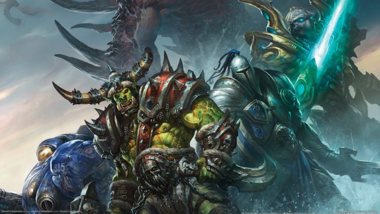 world, Of, Warcraft,  , Wow,  , Orc, Warrior, Armor, Horns, Games, Fantasy HD Wallpaper Desktop Background