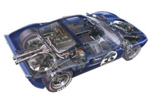 1965, Ford, Gt40, Mkii, Supercar, Race, Racing, Classic, G t, Engine, Interior