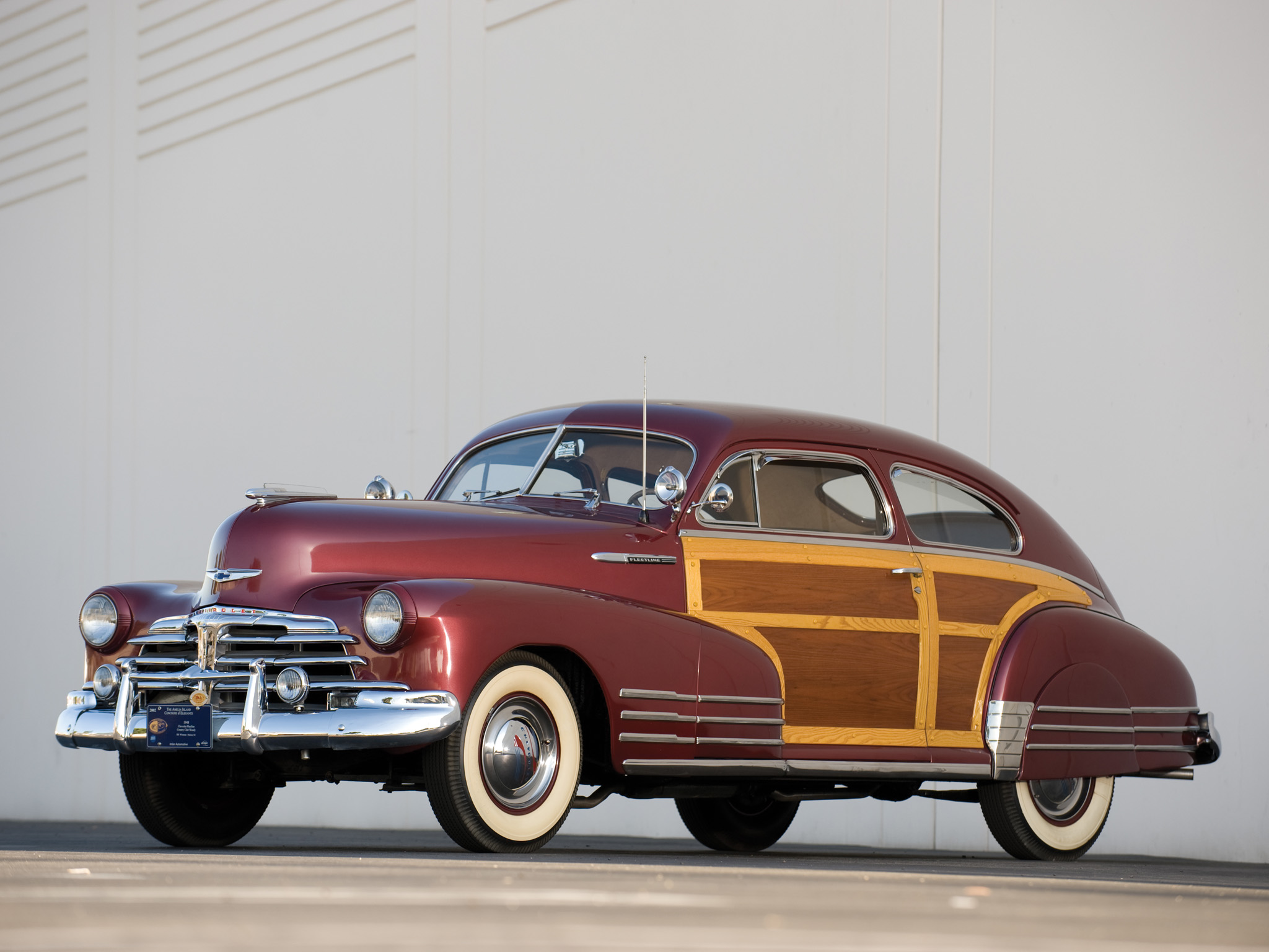 1948, Chevrolet, Fleetline, Country, Club, Aerosedan, Fk 2144, Retro, Hg Wallpaper