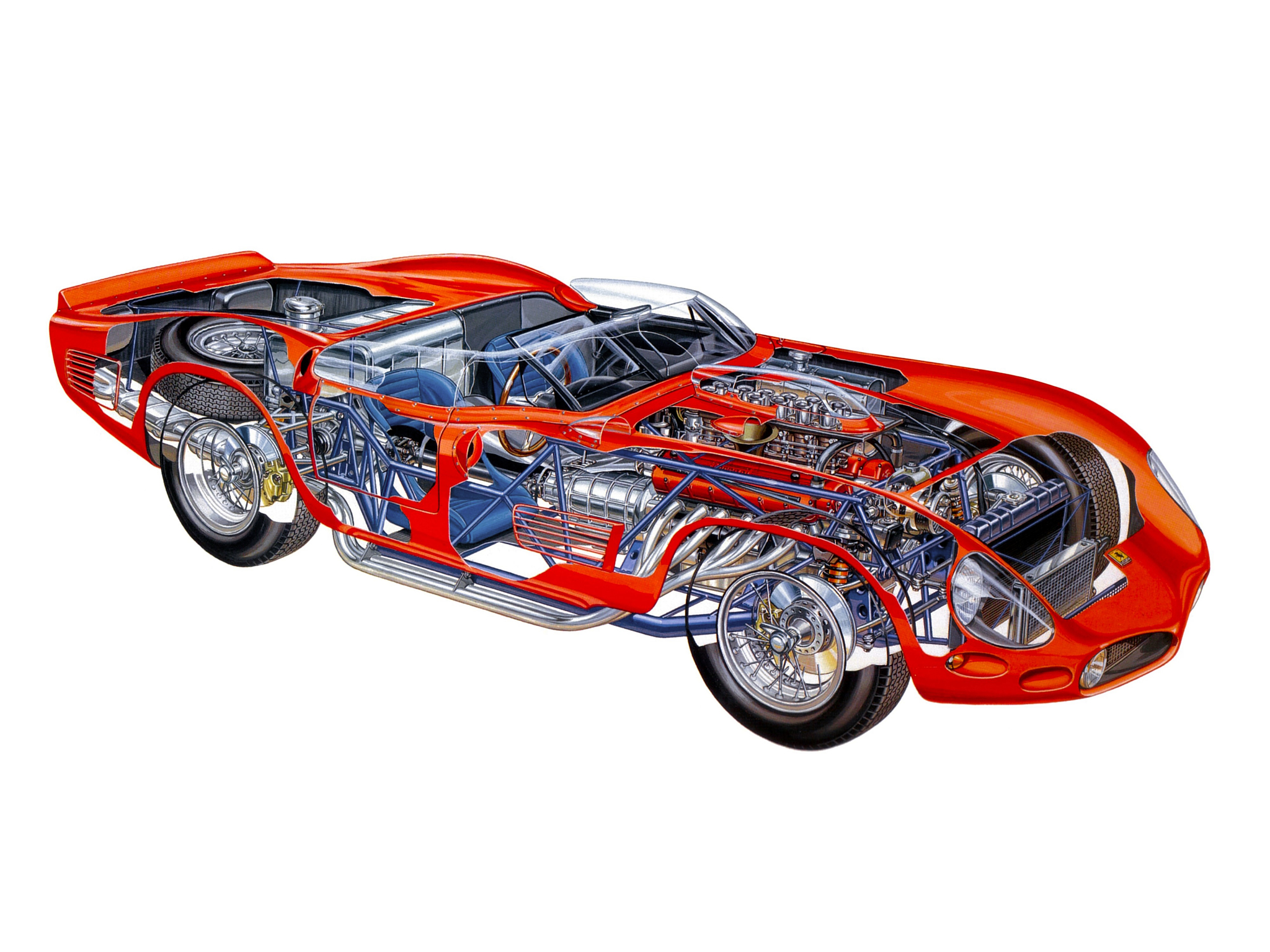 1961, Ferrari, 250, Tri61, Race, Racing, Supercar, Classic, Interior, Engine Wallpaper
