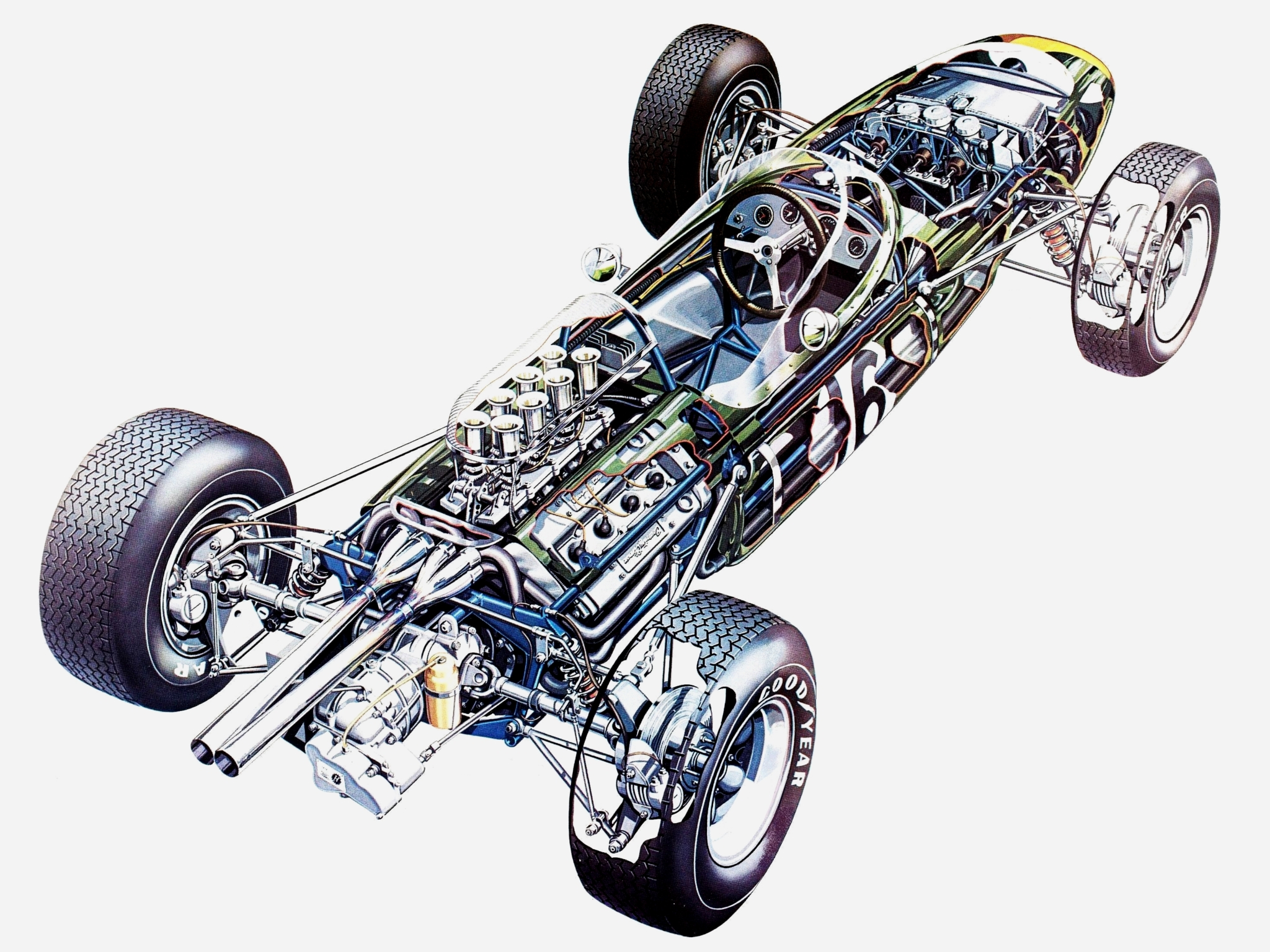 1963, Brabham, Bt6, Formula, One, F 1, Race, Racing, Classic, Engine, Interior Wallpaper
