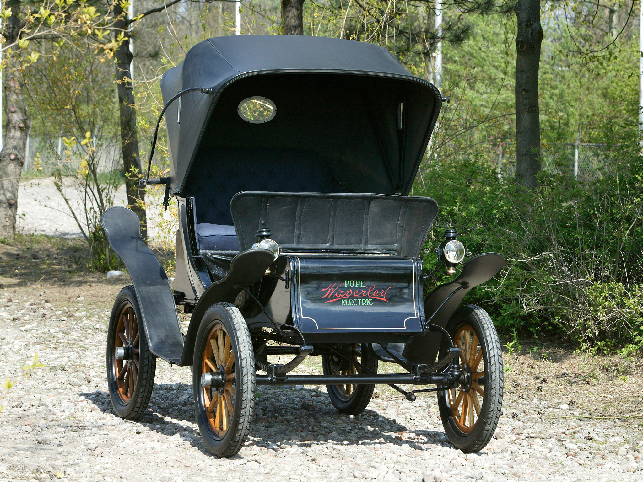 1906, Pope waverley, Model 67, Victoria, Phaeton, Retro, Electric Wallpaper