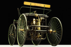 1889, Daimler, Wire wheel, Car, Retro, Wheel, Engine