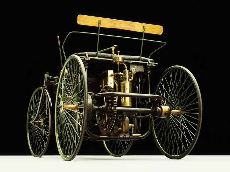 1889, Daimler, Wire wheel, Car, Retro, Wheel, Engine HD Wallpaper Desktop Background
