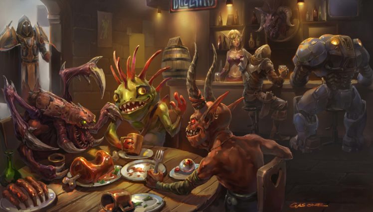 world, Of, Warcraft, Wow, Monster, Demon, Blizzard, Horns, Game, Fantasy, Creature HD Wallpaper Desktop Background